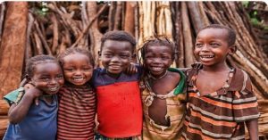 Happy Rural children pic